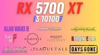 RX 5700 XT + i3 10100F : Test in 10 Games - RX 5700XT in 2023