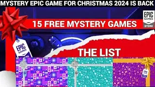 BIG LIST OF 15 FREE MYSTERY GAME 2024  | MY PREDICTIONS | THE LIST | EPIC GAMES STORE MYSTERY GAME