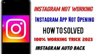 😥 instagram not opening | Instagram Auto Back Problem | instagram crash problem | Instagram