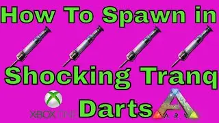 Ark Survival Evolved: How to spawn in Shocking Tranquilizer Darts in ark gfi command