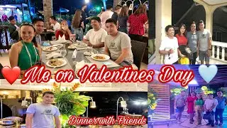 Me on Valentines Day (Dinner with Friends) CoCo Restaurant ELsalvador Danao Cebu Philippines