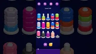 Nut Sort Level 145 Walkthrough | Nuts — Color Sort 145 solution