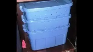 Save Money Building a Stackable Worm Bin