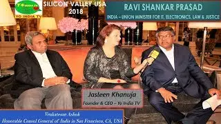 Ravi Shankar Prasad USA Visit| Fireside Chat /Live with Indian Digital/ IT Minister| BJP- Modi Govt.