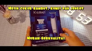 Review kemei km 5021 alat Cukur rambut, kumis jengot