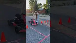 Pt.2 of our real life Mario kart!🍄 #hypergogo #mariokart #shorts #viralshorts #gokart #motorcycle
