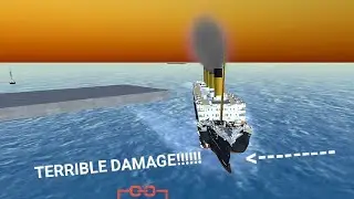 TITANIC TERRIBLE HULL DAMAGE!!!!! - Ocean Liner Simulator