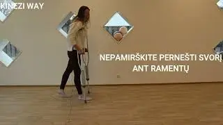 REABILIACIJA I Ėjimas ir lipimas laiptais su ramentais. 🚶‍♀️