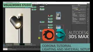 LIGHTING AND MATERIAL SETUP FOR STUDIO LIGHTING - CORONA RENDER TUTORIAL