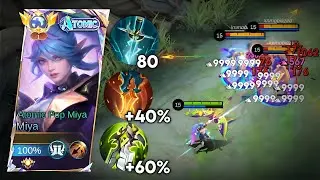 SUPREME MIYA BEST BUILD GUIDE TO RANK UP FAST!🔥 (UNCUT GAMEPLAY) - Miya Best Build 2024