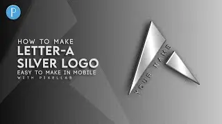 How to make A letter logo👌|| letter "A" | new technique | modern art 2020