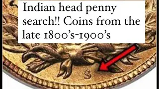Indian head penny search! Coins from the late 1800’s-1900’s 