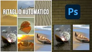 COME RITAGLIARE AUTOMATICAMENTE UN IMMAGINE COLLAGE CON PHOTOSHOP