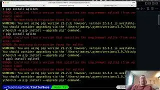 ClutterBase Part 7 Database Design and setting up tests.