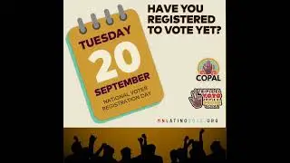 20 de septiembre: el día internacional de registro de votantes