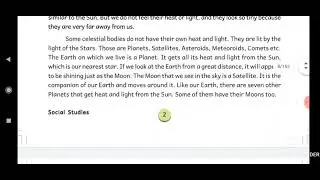 (IN TELUGU) Class 6 social chp-1 our earth in the solar system part 1