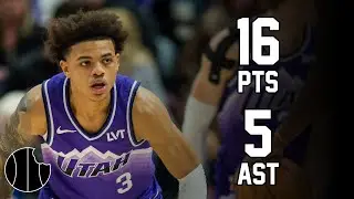 Keyonte George Highlights | Jazz vs. Thunder | 6th Feb 2024