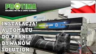 Instalacja Automatu do prania dywanów Solution ASZ 3000 w Toruniu.