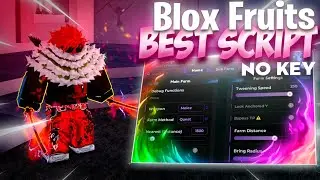 BLOX FRUITS Script Gui No Key AUTO FARM, SPAWN FRUIT, FAST ATTACK, SEA EVENT, AUTO RAID, DF MASTERY