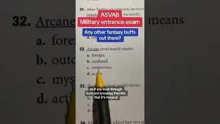 ASVAB AFQT Word Knowledge Vocab 32  
