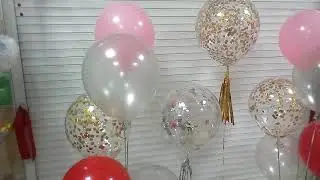 Гелиевые шары с конфетти г Уфа #СчастьеПраздник
