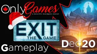 Exit The Game 2022 Advent Calendar: The Hunt For The Golden Book (December 20) Board Game Gameplay