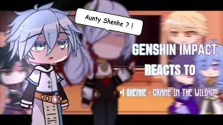 💙✨ Genshin Impact Reacts to Lady Crane Wild || Gacha Club || Genshin Impact
