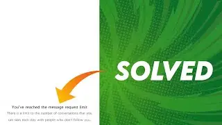 Today Instagram Big Problem | You've Reached The Message Request Limit Problem Solved