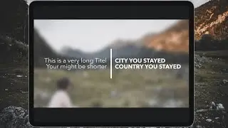 Cinematic ANIMATED Title Template - LumaFusion How to Tutorial [ENG]