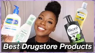 BEST Drugstore Skincare for Oily Skin + Dark Spots| Remove Textured Skin | LexsaMarie