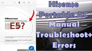 Hisense portable air conditioner not cooling FIX