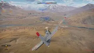 War Thunder - really cool dogfight and a hint of cas with the AD-4 #warthunder