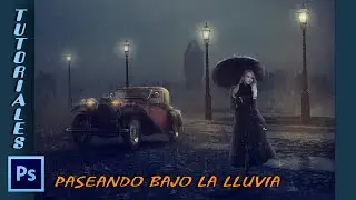 Tutorial Photoshop Paseando bajo la lluvia