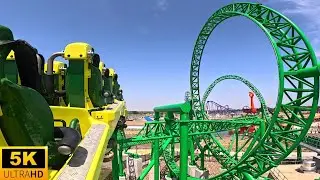 Matugani POV 5K Back Row NEW Intamin Launch Coaster Lost Island Waterloo, IA