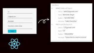 How to store data to firebase database  using react JS | save form data to firebase using react JS