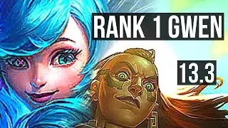 GWEN vs ILLAOI (TOP) | Rank 1 Gwen, 6/3/11, Rank 13 | EUW Challenger | 13.3