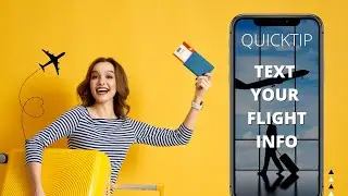 Easily share your Flight information from your iPhone