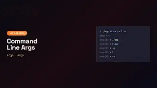 C in 100 Seconds: Command Line Arguments — argc and argv | Episode 38