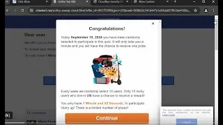 Chiwhert.net fake survey alert removal.