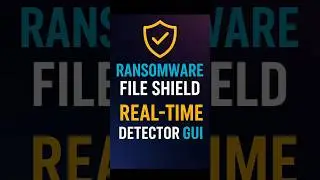 🛡️ Real-Time Ransomware Detector in Python! Alerts on .enc/.exe files. GUI + watchdog. 