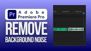How to Delete Background Noise | Adobe Premiere Pro