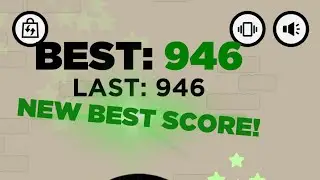 FLAPPY DUNK 946 HIGH SCORE AND SWISH x40 + 1000% ZERO HACKS! Read description for newer high score!
