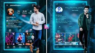 Instagram Profile New Style Photo Editing Tutorial | Instagram New Tricks Editing | MX Munna Editz |