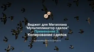 3: Копирование сделок (Виджет для Мегаплана "Мультипликатор сделок")