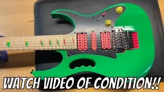 2017 Ibanez Jem 777 30th Anniversary Loch Ness Green Electric Guitar