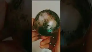 Easy Aged Mercury Christmas ornament DIY