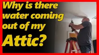 Why is there water in my attic? How to DIY fix a home AC that is leaking water in the attic.