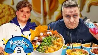 Ez maga a Mac and Cheese mennyország 🧀🤯Végig ettük (majdnem) a Munchies-t !💪