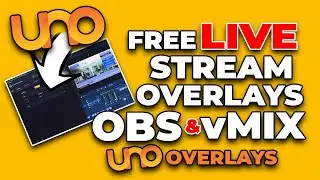 BEST FREE Live Graphics Tool for OBS & vMix | (UNO Overlays Tutorial)