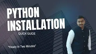 Python installation quick guide in tamil